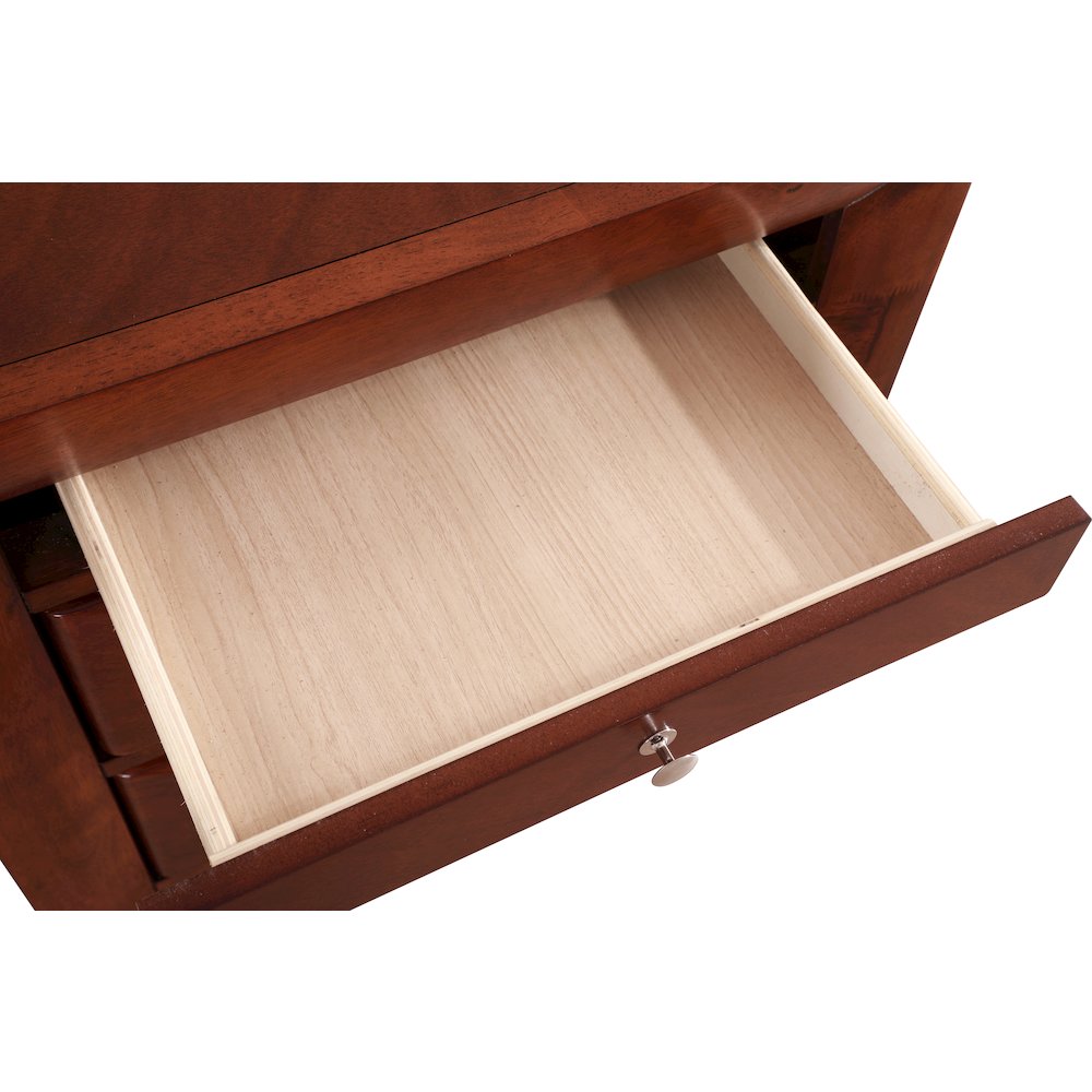 Glory Furniture Marilla Nightstand in Cherry Color. Picture 3
