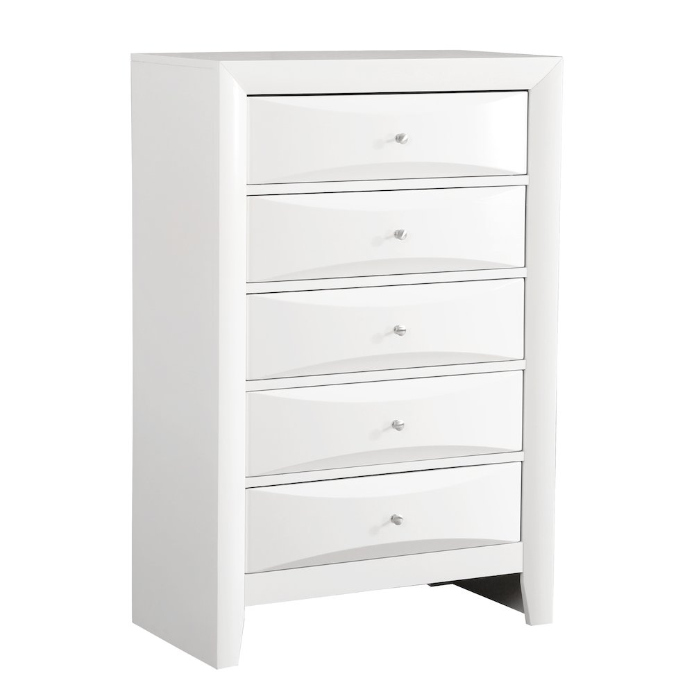 Glory Furniture Marilla Chest in White Color. Picture 1