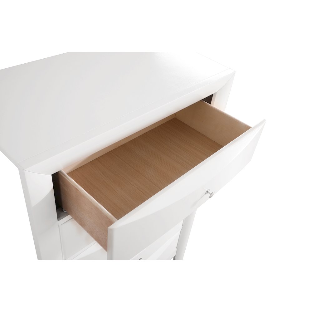 Glory Furniture Marilla Chest in White Color. Picture 3
