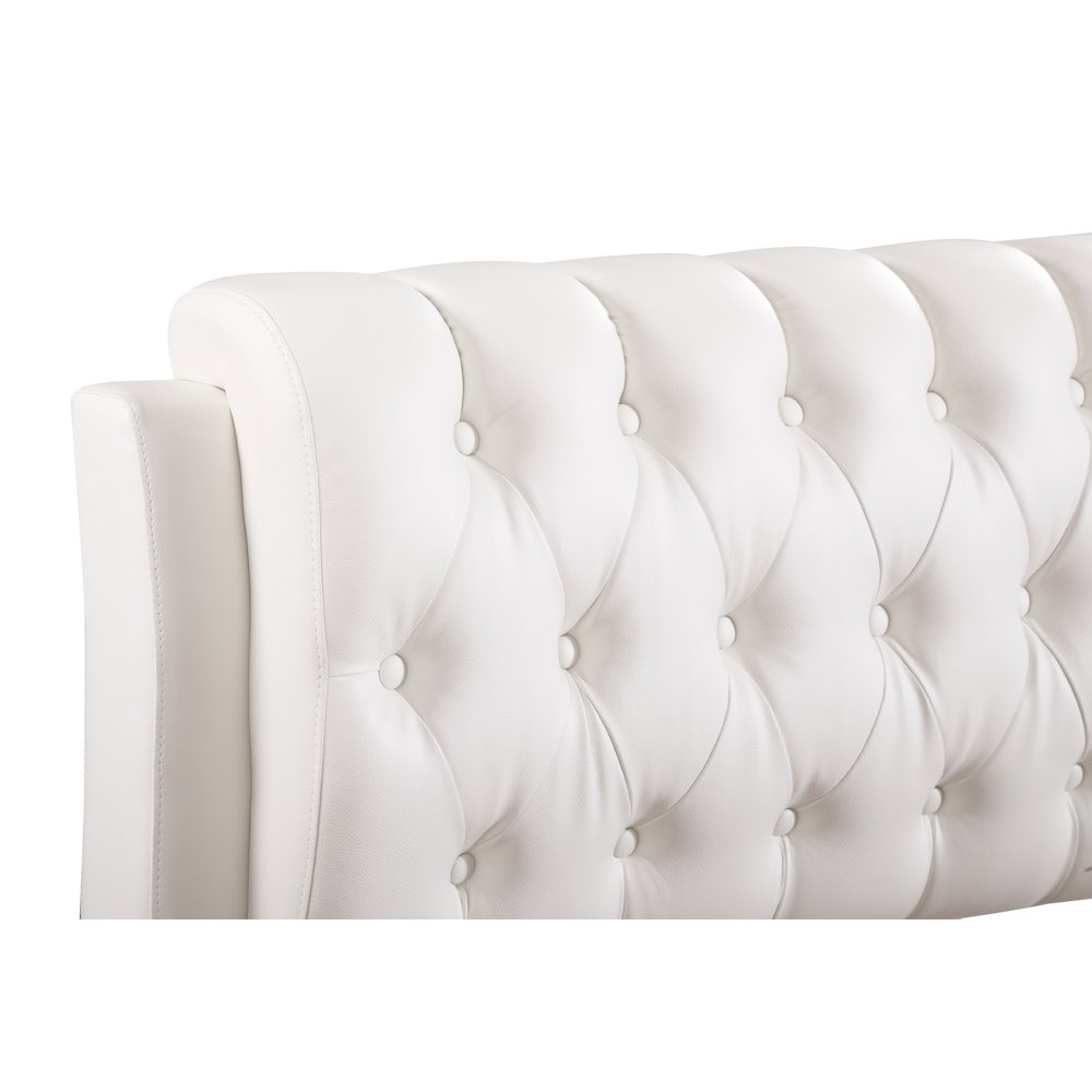 Glory Furniture Marilla Queen Bed in White Color. Picture 4