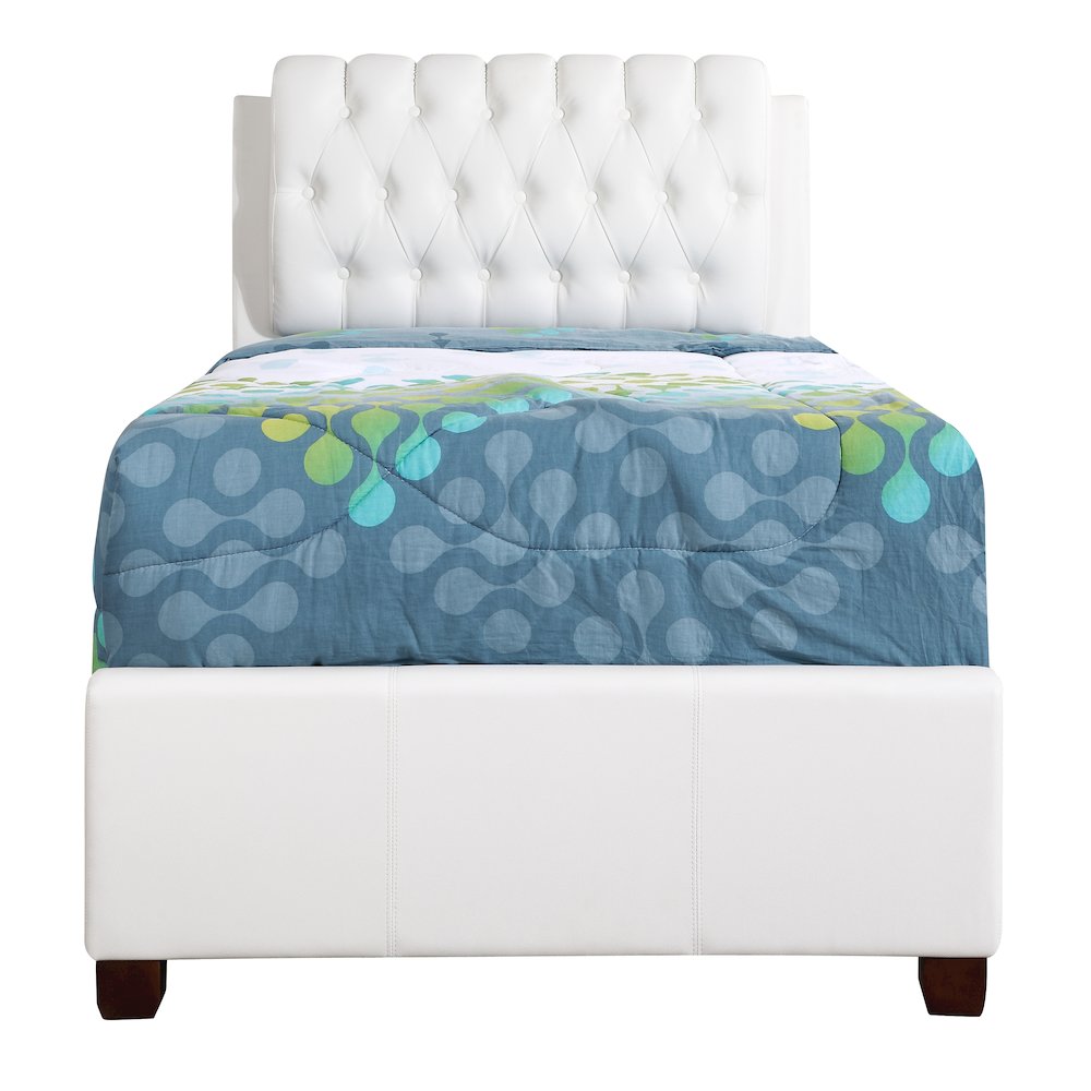 Glory Furniture Marilla   Twin Bed, White. Picture 2