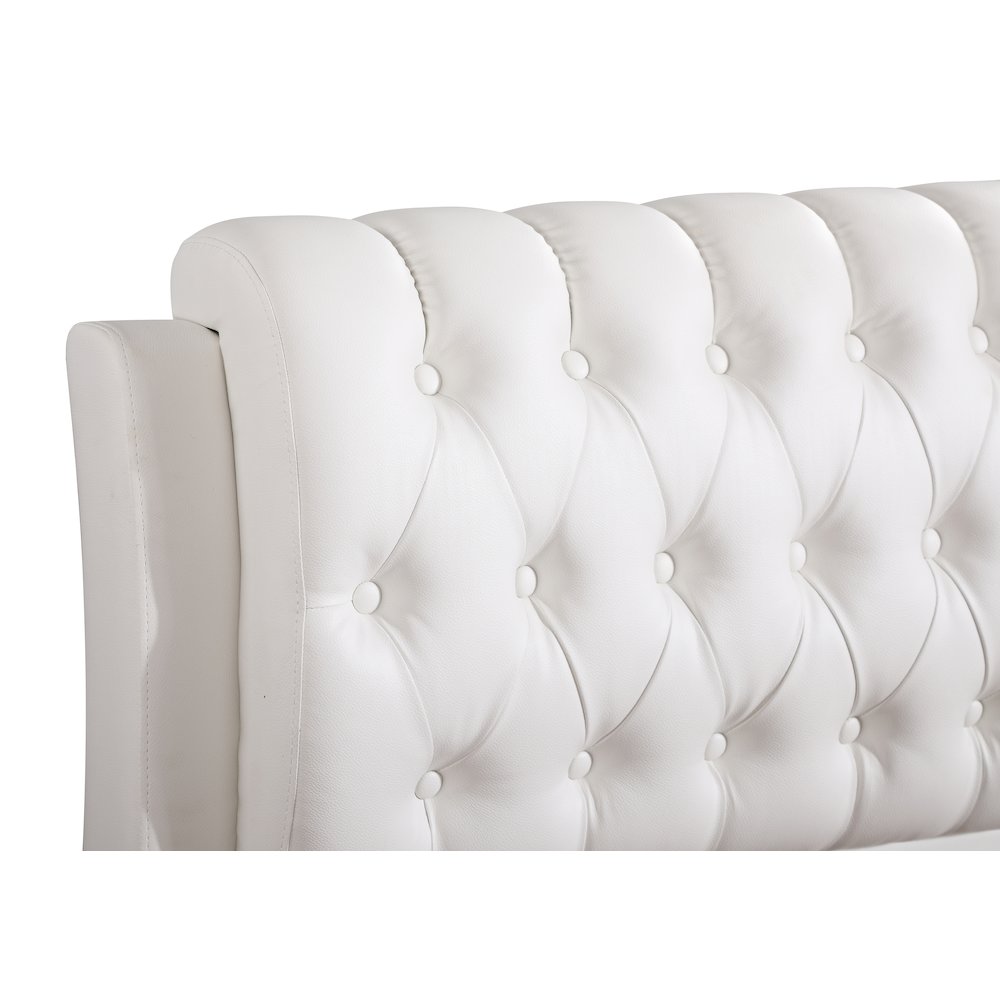 Glory Furniture Marilla   Twin Bed, White. Picture 4