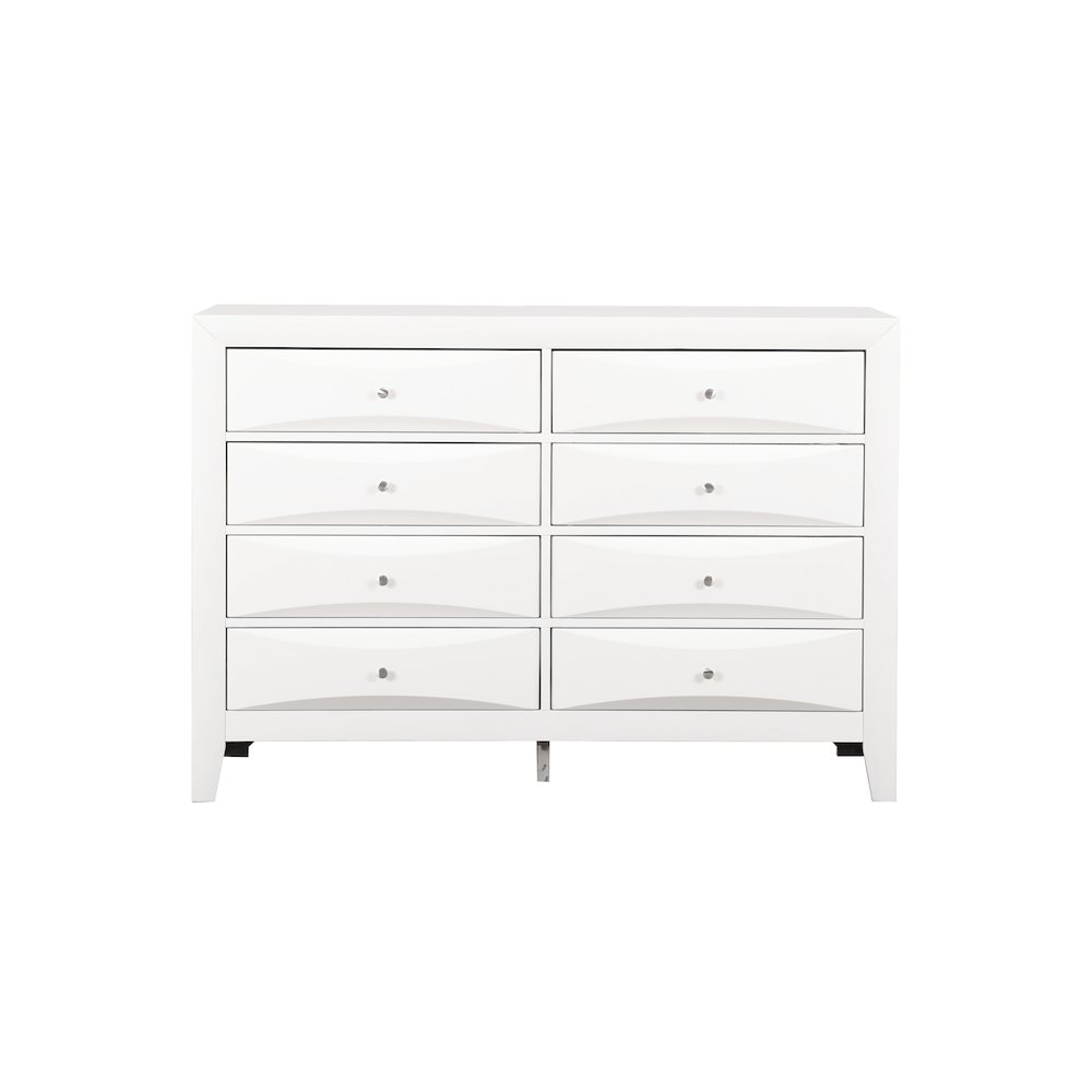 Glory Furniture Marilla Dresser in White Color. Picture 2
