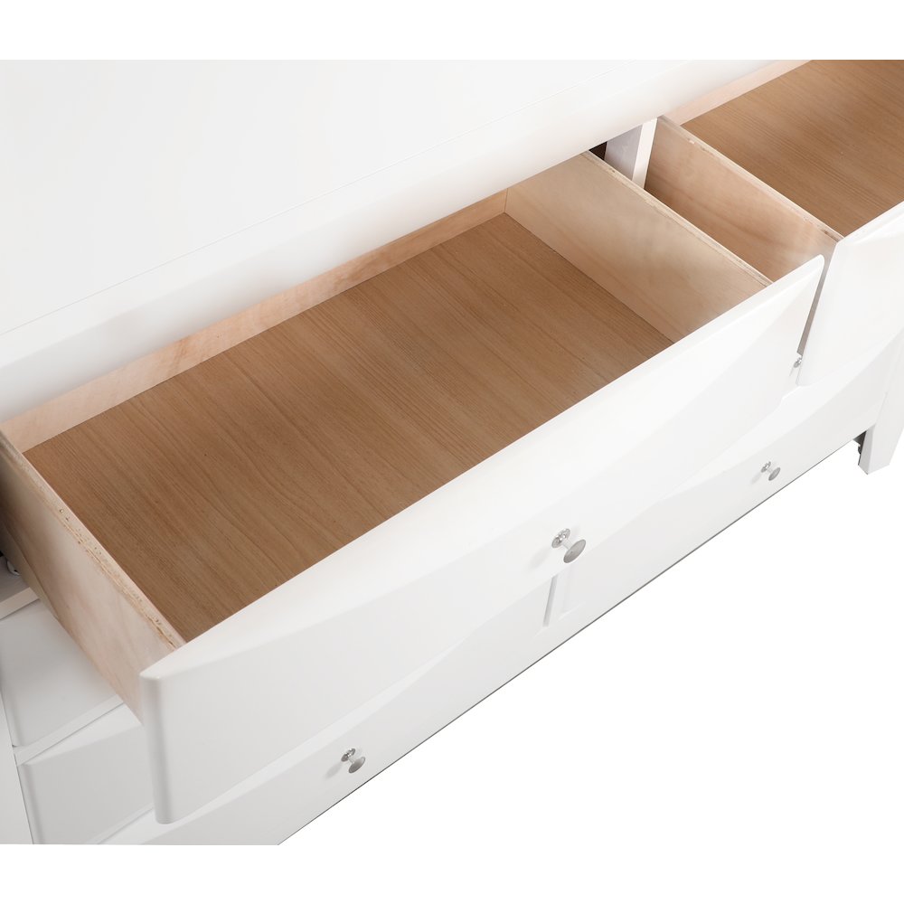 Glory Furniture Marilla Dresser in White Color. Picture 3