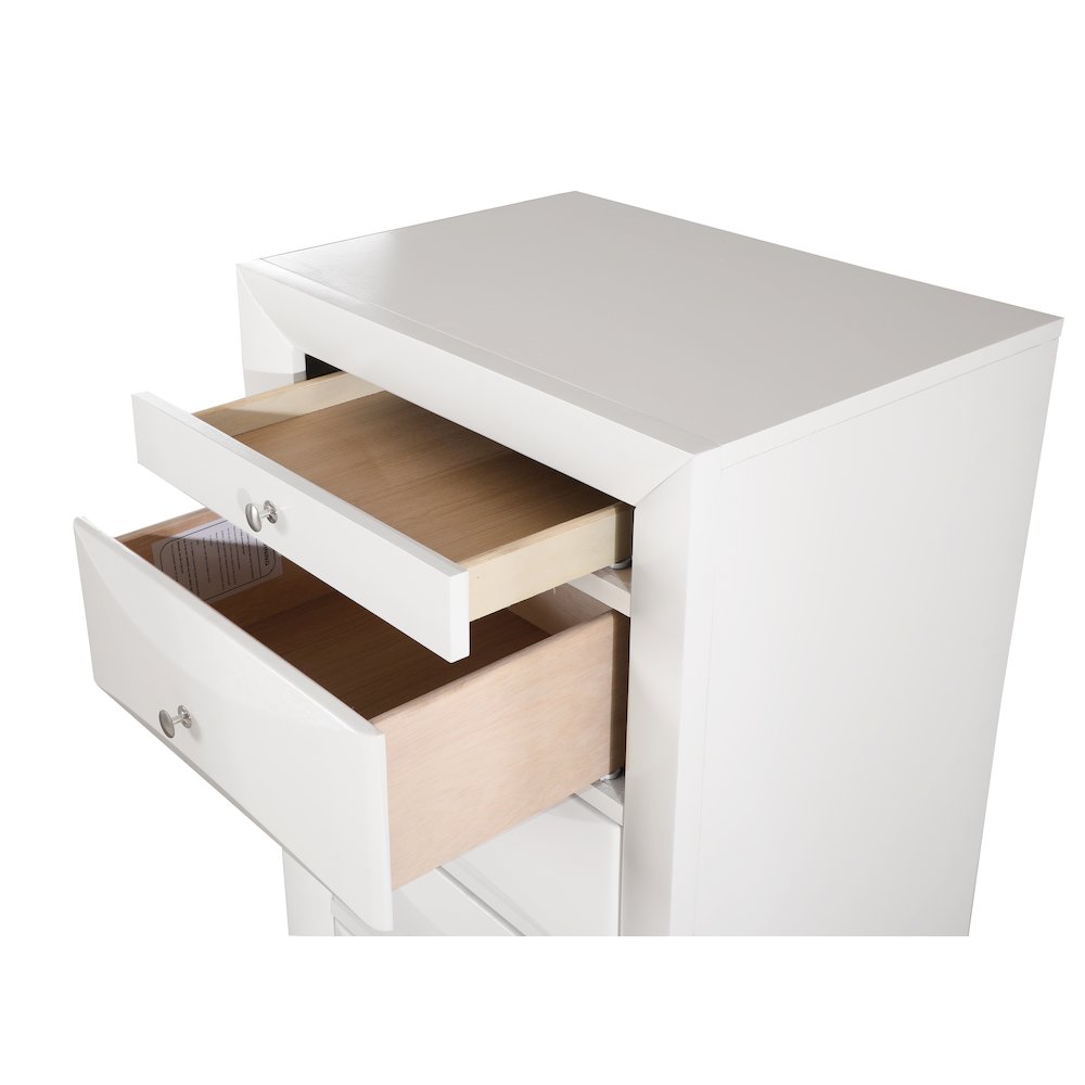 Glory Furniture Marilla Lingerie Chest in White Color. Picture 3