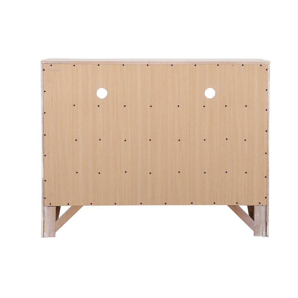 Glory Furniture Marilla Media Chest in White Color. Picture 4