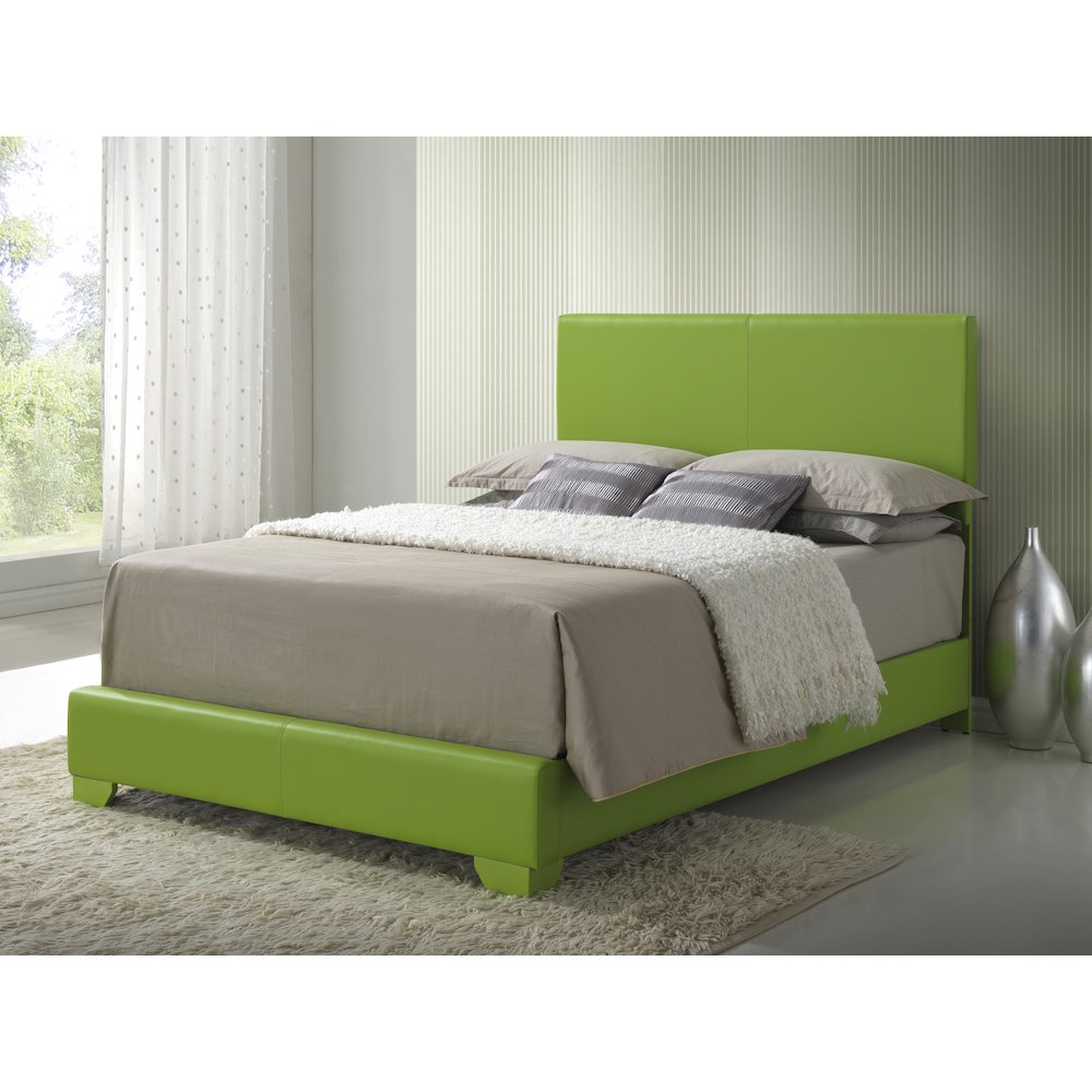 Aaron Queen Bed, Green. Picture 6