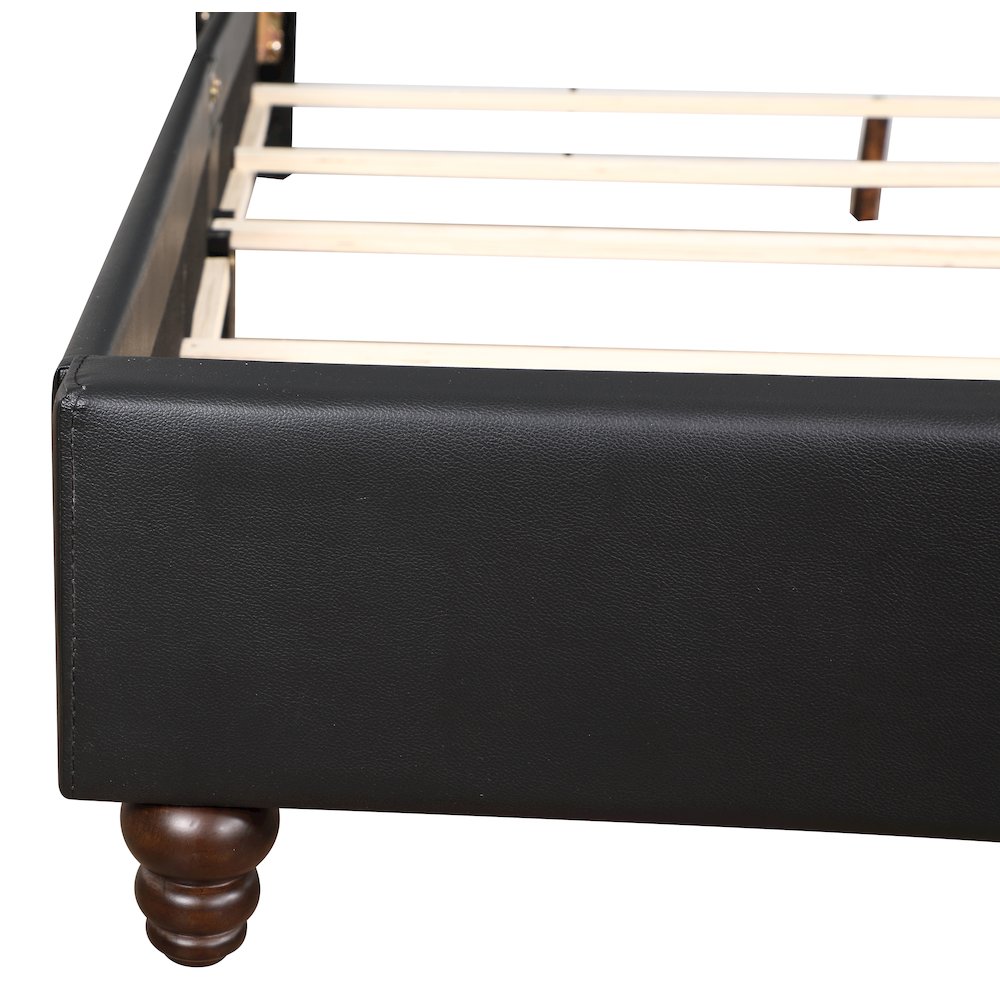 Glory Furniture Julie Queen Bed in Black Color. Picture 6