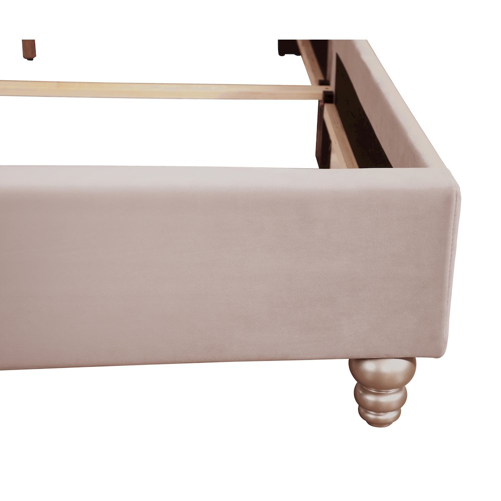 Glory Furniture Joy Full Bed in Beige Color. Picture 6