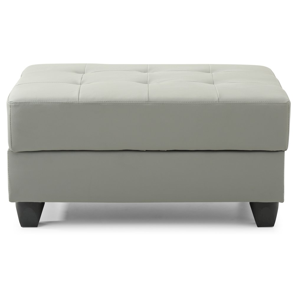 Glory Furniture Nyla Ottoman in Gray Color. Picture 2