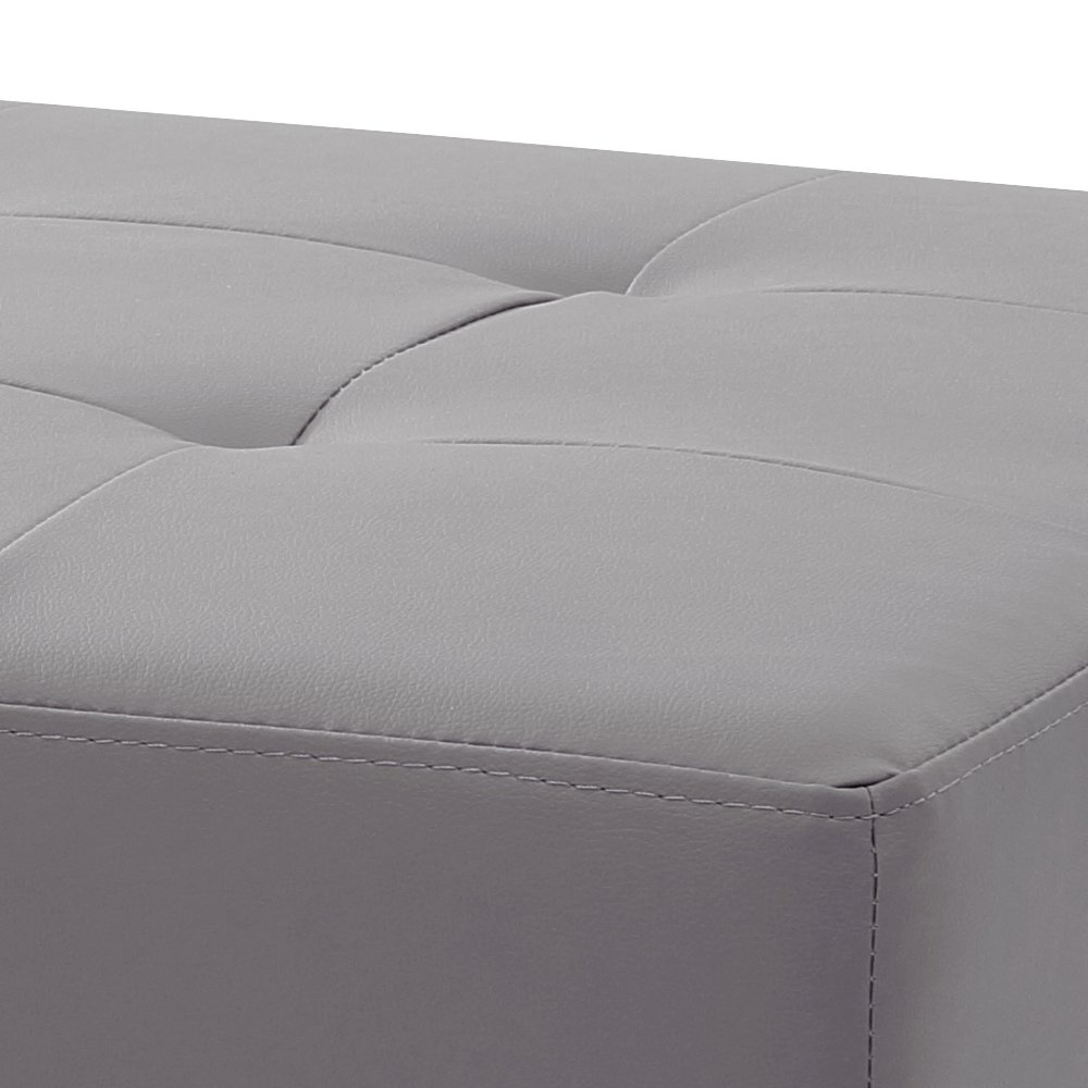 Glory Furniture Nyla Ottoman in Gray Color. Picture 4