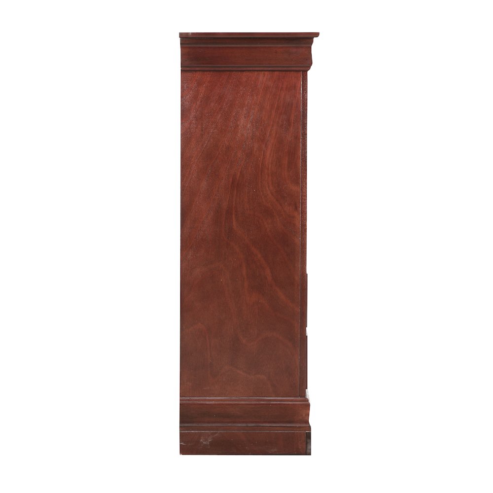 Glory Furniture LouisPhillipe Chest in Cherry Color. Picture 4