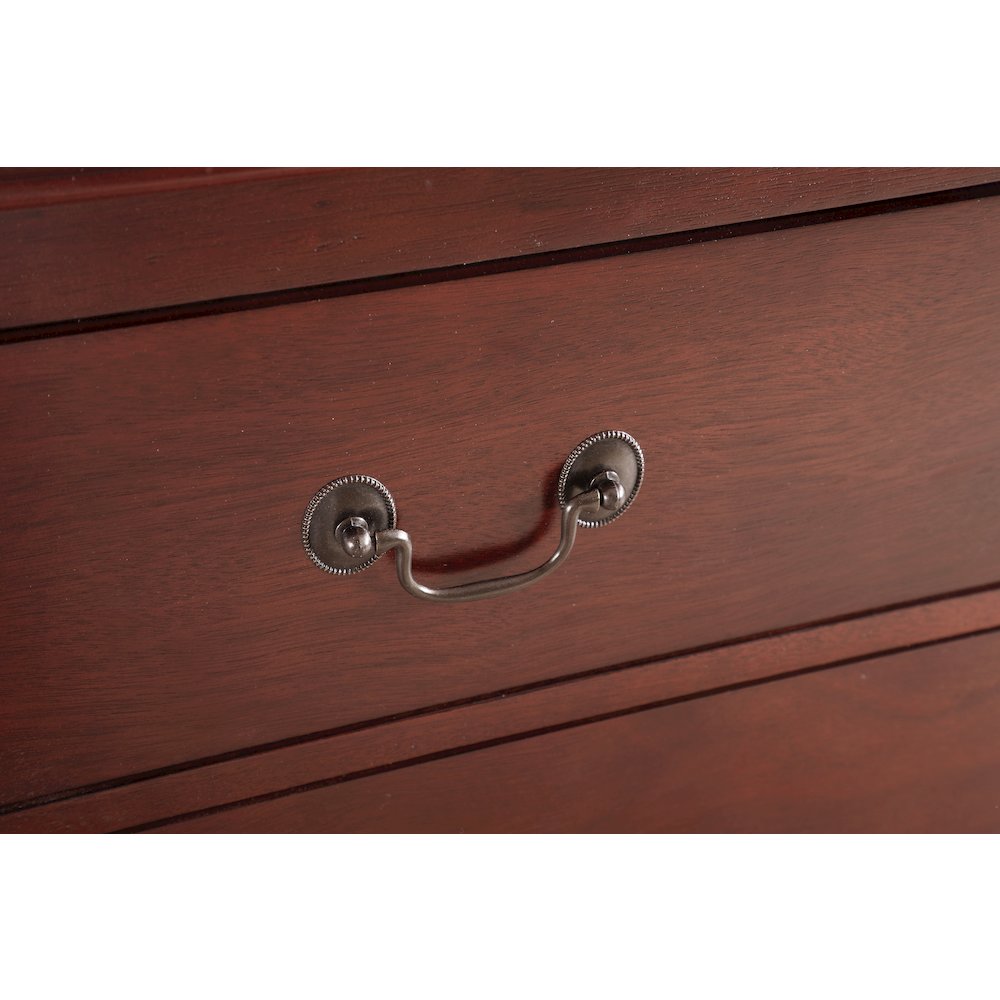 Glory Furniture LouisPhillipe Chest in Cherry Color. Picture 6