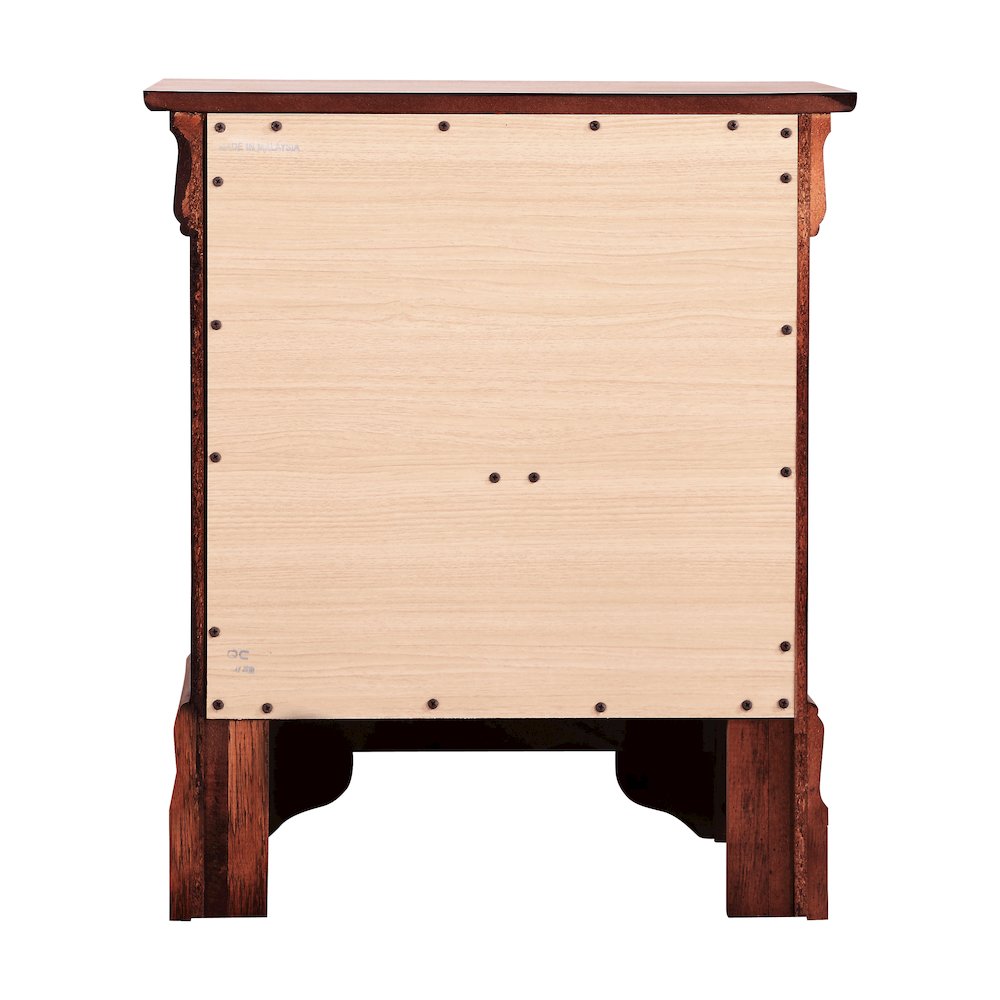 Glory Furniture LouisPhillipe Nightstand in Cherry Color. Picture 4
