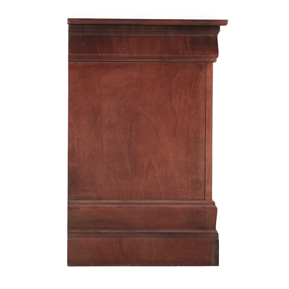 Glory Furniture LouisPhillipe Nightstand in Cherry Color. Picture 5