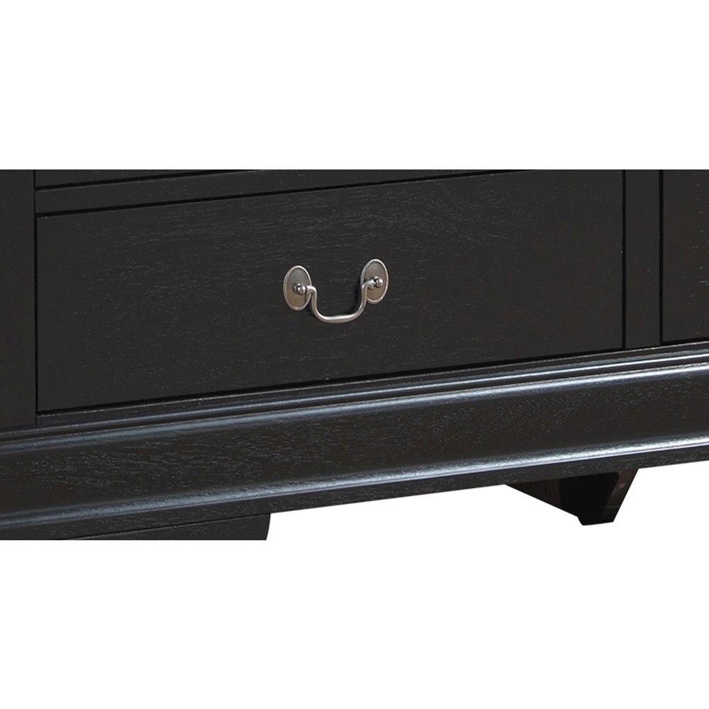 Glory Furniture Lewis   Dresser, Black. Picture 4