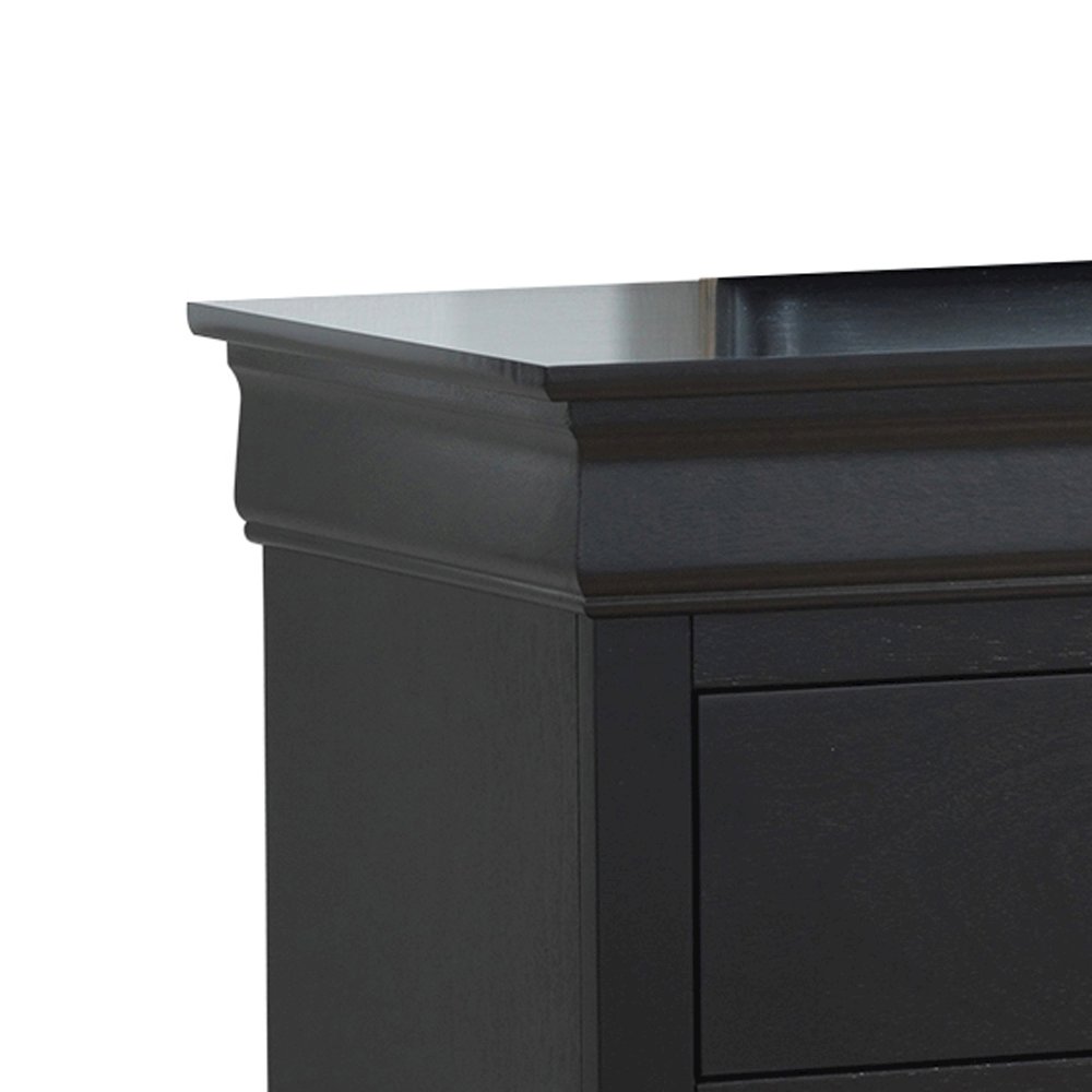 Glory Furniture Lewis   Dresser, Black. Picture 5