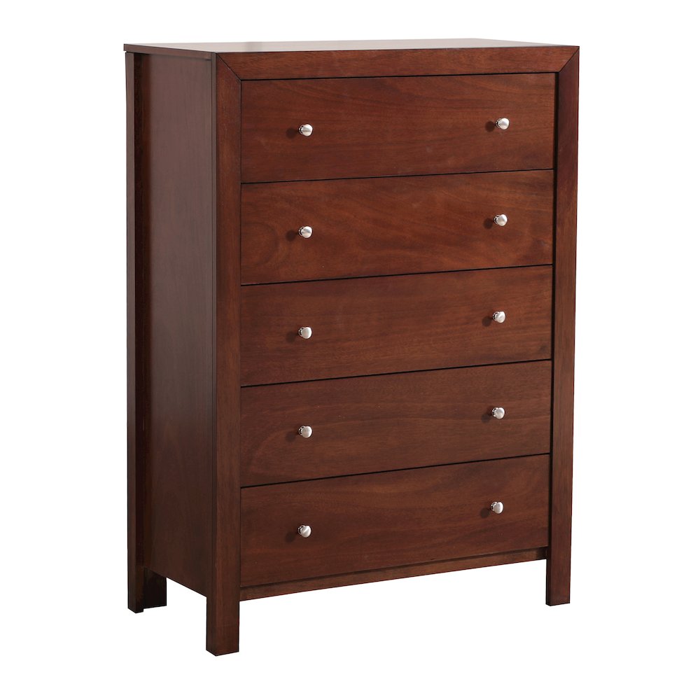 Glory Furniture Burlington Chest in Cherry Color. Picture 1