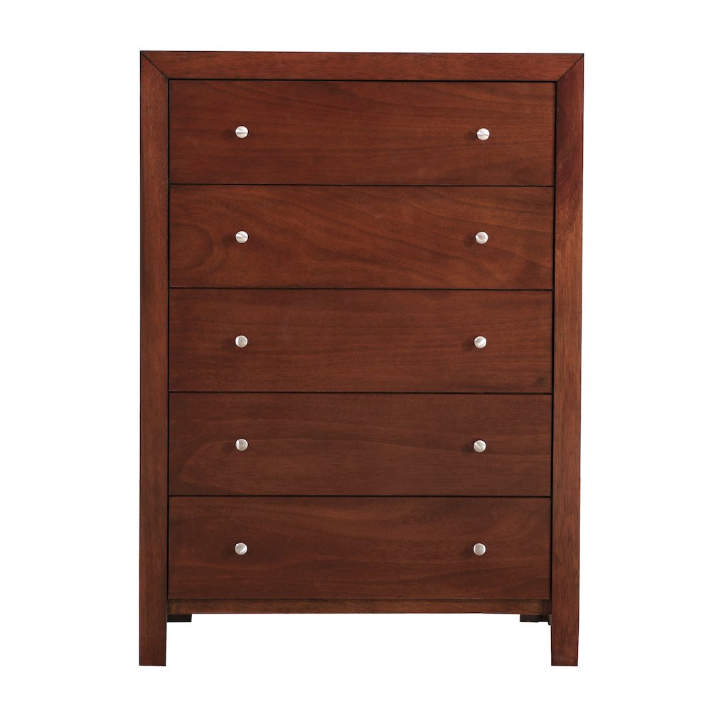 Glory Furniture Burlington Chest in Cherry Color. Picture 2