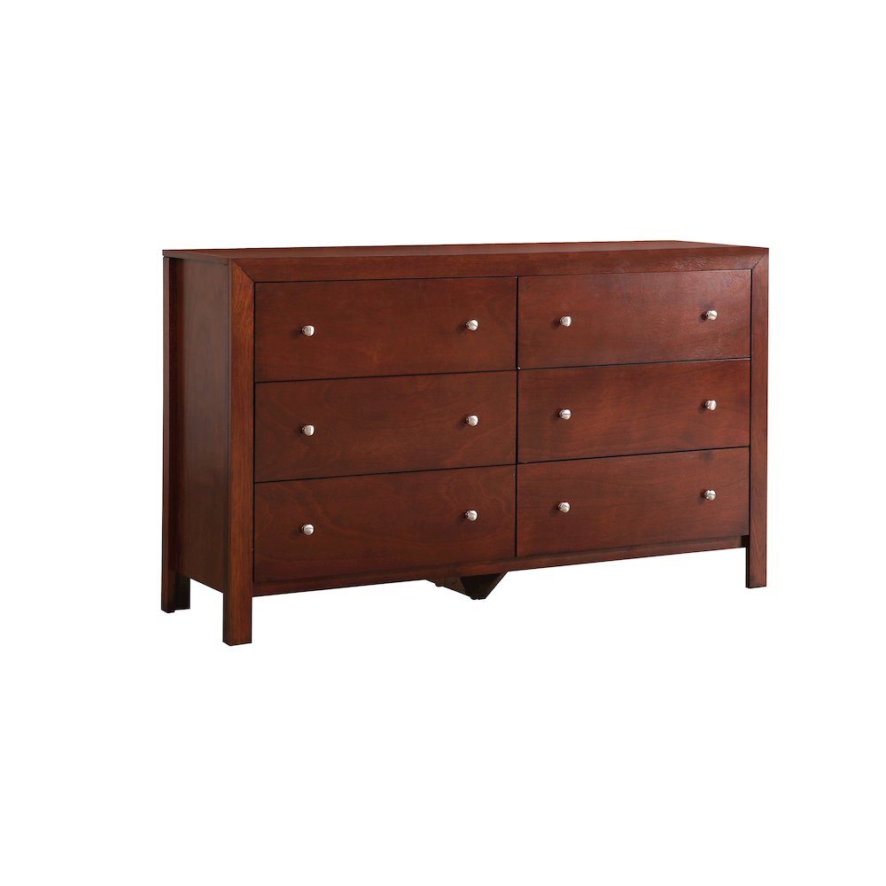 Glory Furniture Burlington Dresser in Cherry Color. Picture 1