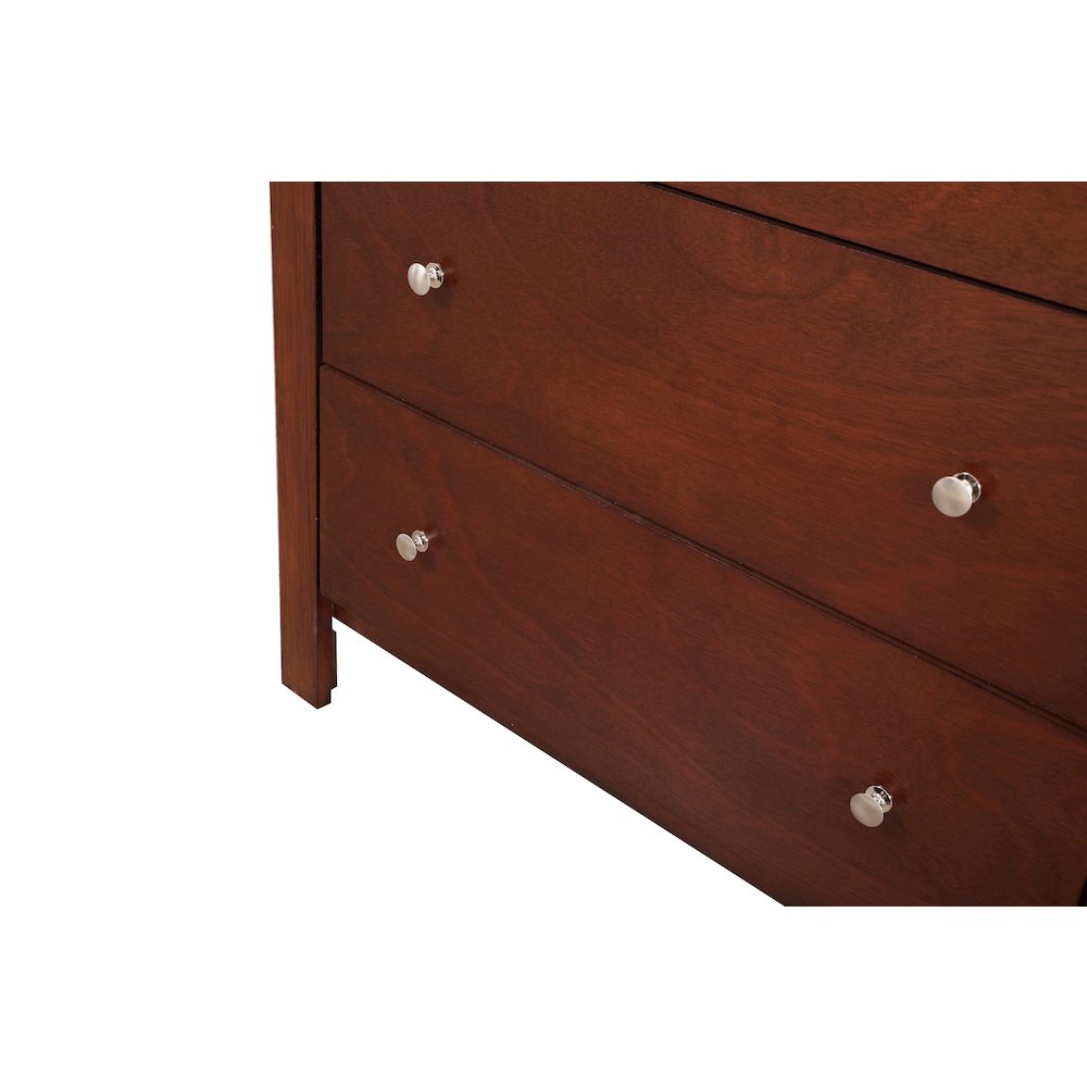 Glory Furniture Burlington Dresser in Cherry Color. Picture 6
