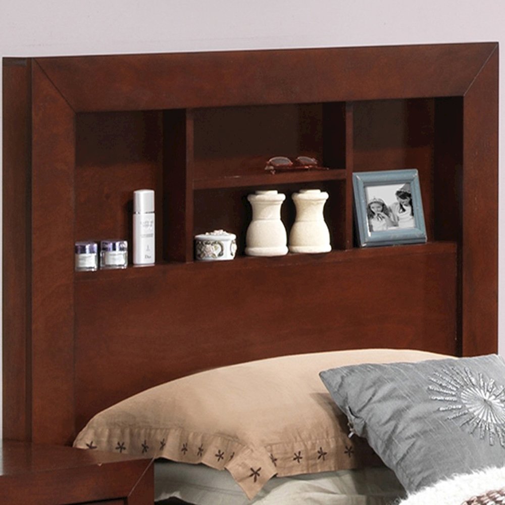 Glory Furniture Burlington Twin Storage Bed in Cherry Color. Picture 3