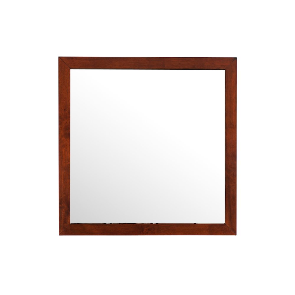 Glory Furniture Burlington Mirror in Cherry Color. Picture 2