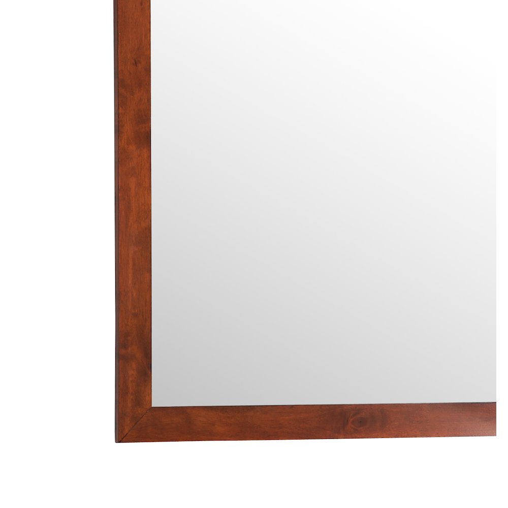 Glory Furniture Burlington Mirror in Cherry Color. Picture 3