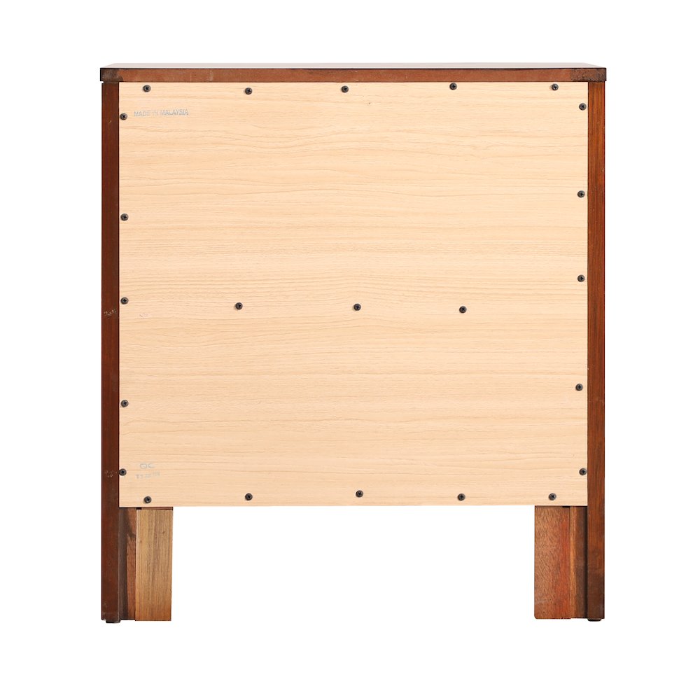 Glory Furniture Burlington Night Stand in Cherry Color. Picture 4