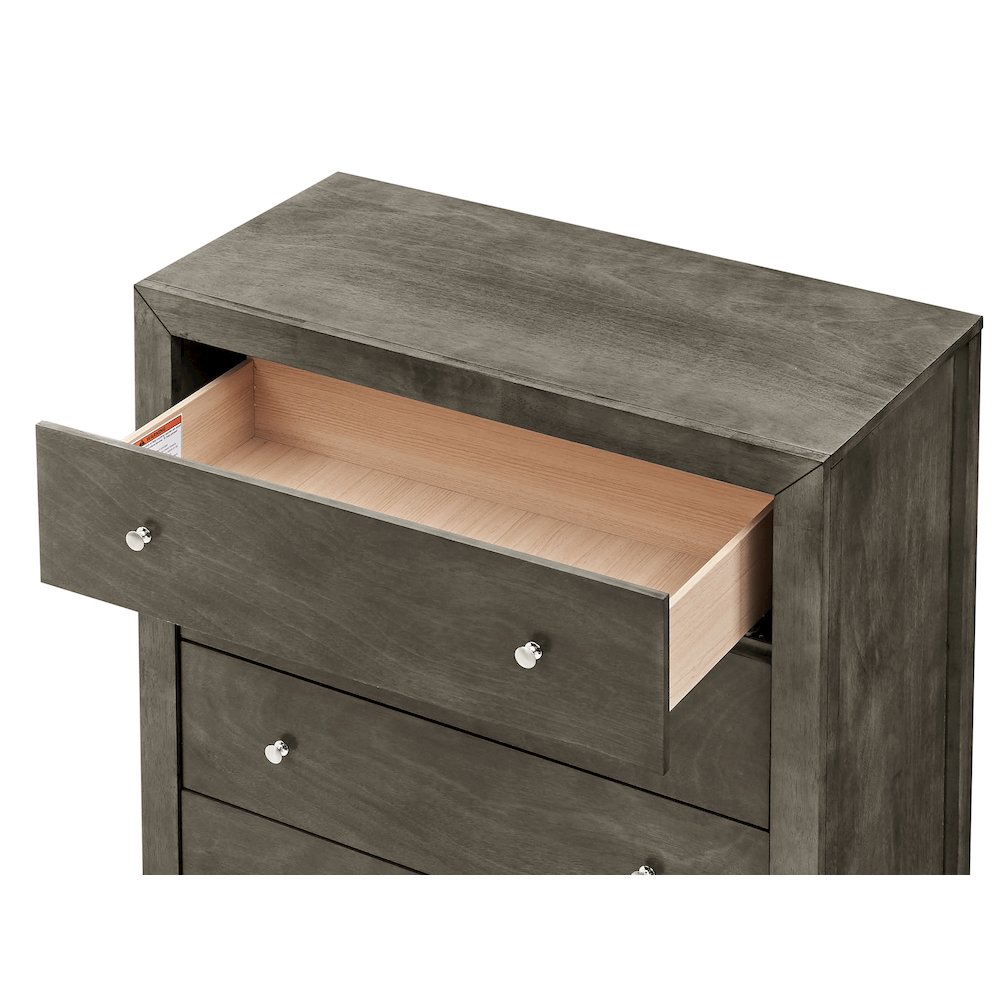 Glory Furniture Burlington Chest in Gray Color. Picture 7