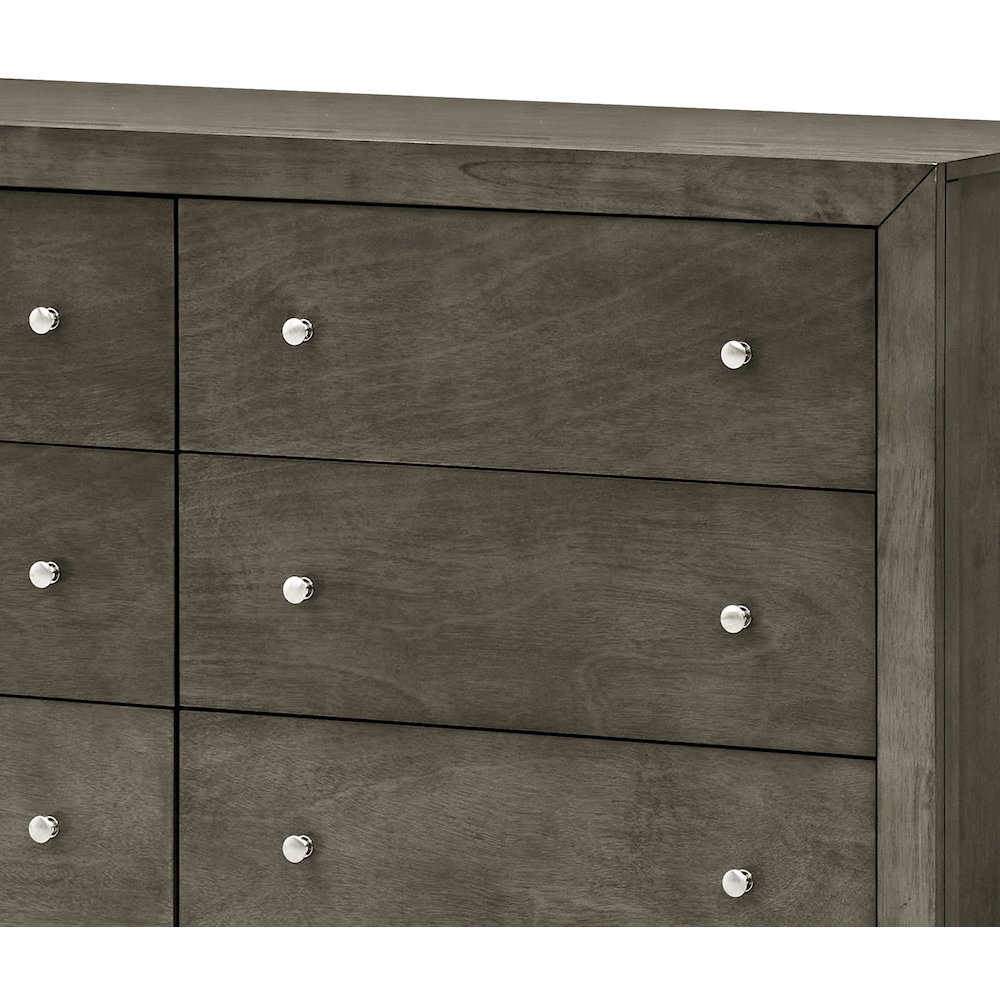 Glory Furniture Burlington Dresser in Gray Color. Picture 5