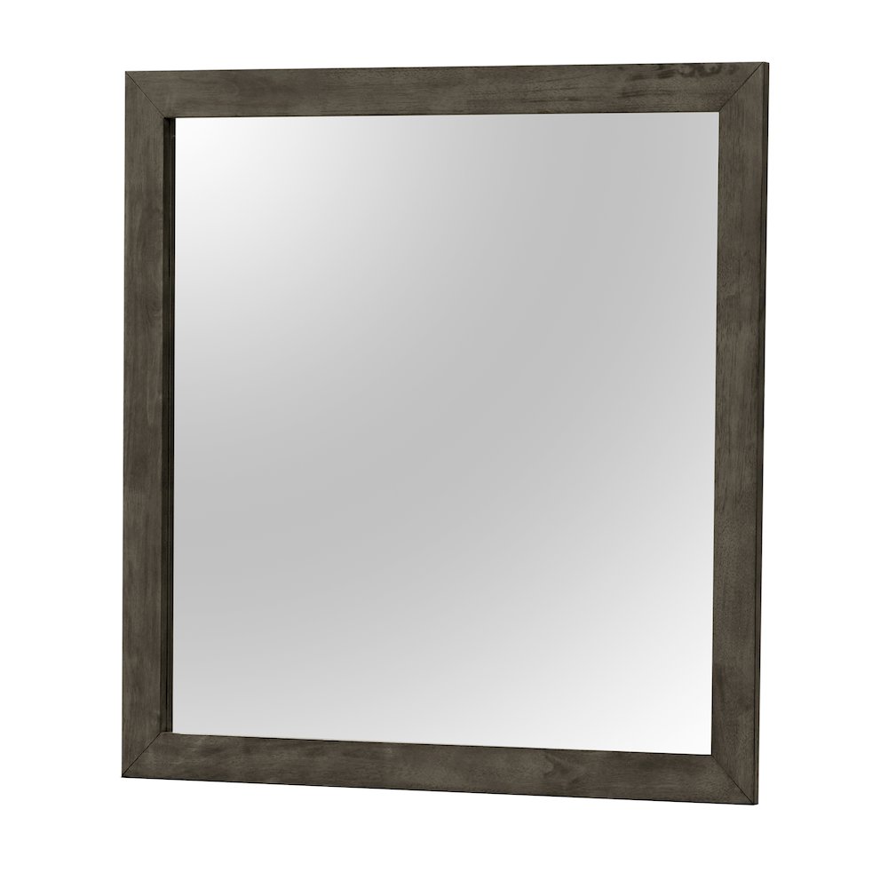 Glory Furniture Burlington Mirror in Gray Color. Picture 1