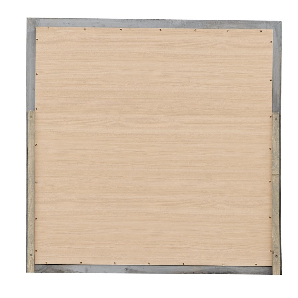 Glory Furniture Burlington Mirror in Gray Color. Picture 4