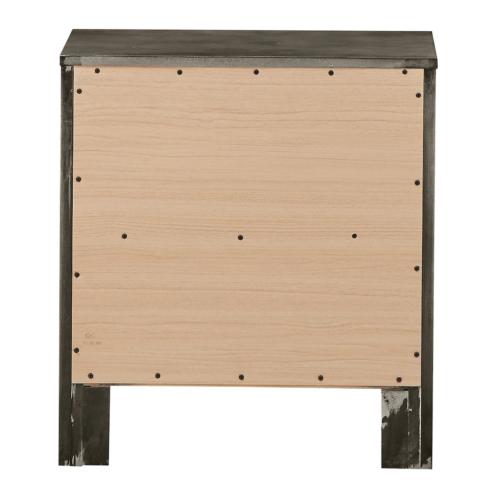 Glory Furniture Burlington Night Stand in Gray Color. Picture 4