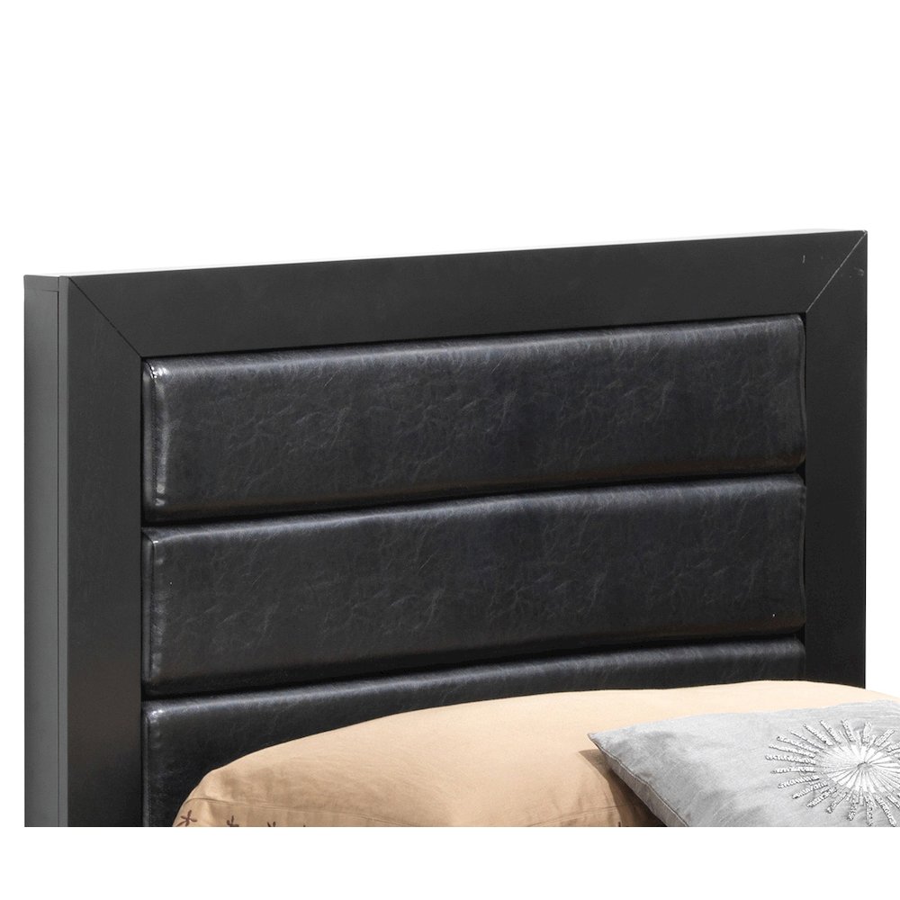 Glory Furniture Burlington Twin Bed in Black Color. Picture 2