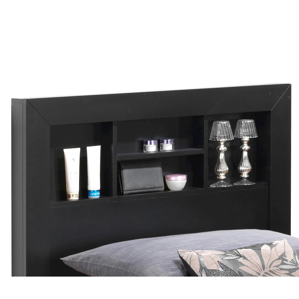 Glory Furniture Burlington Twin Bed in Black Color. Picture 2