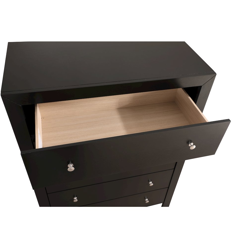 Glory Furniture Burlington Chest in Black Color. Picture 4