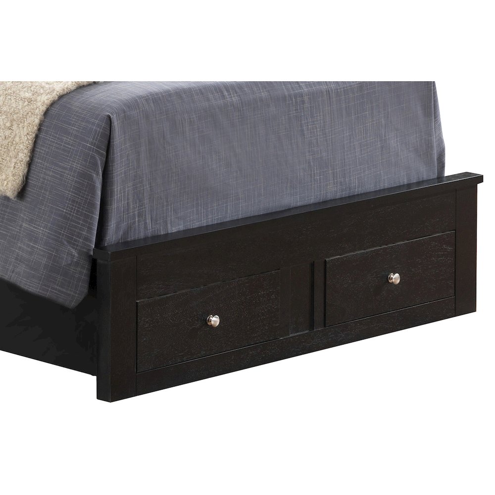 Glory Furniture Burlington Twin Storage Bed in Black Color. Picture 4