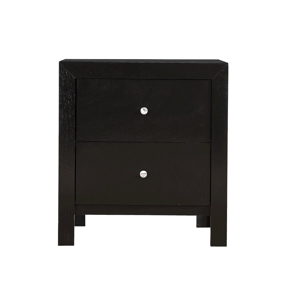 Glory Furniture Burlington Night Stand in Black Color. Picture 2
