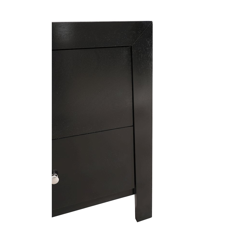 Glory Furniture Burlington Night Stand in Black Color. Picture 6