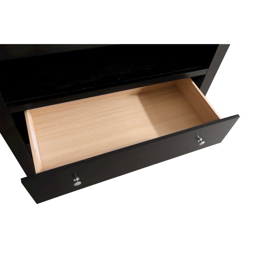 Glory Furniture Burlington Media Chest in Black Color. Picture 3