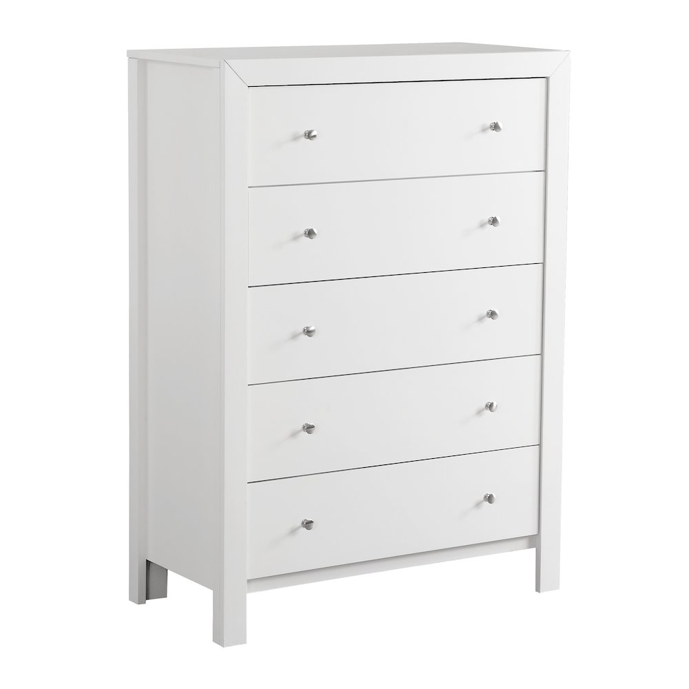 Glory Furniture Burlington Chest in White Color. Picture 1