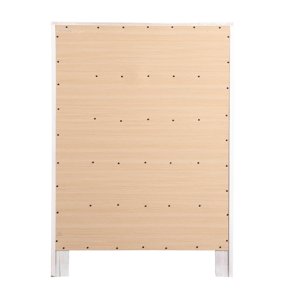 Glory Furniture Burlington Chest in White Color. Picture 5