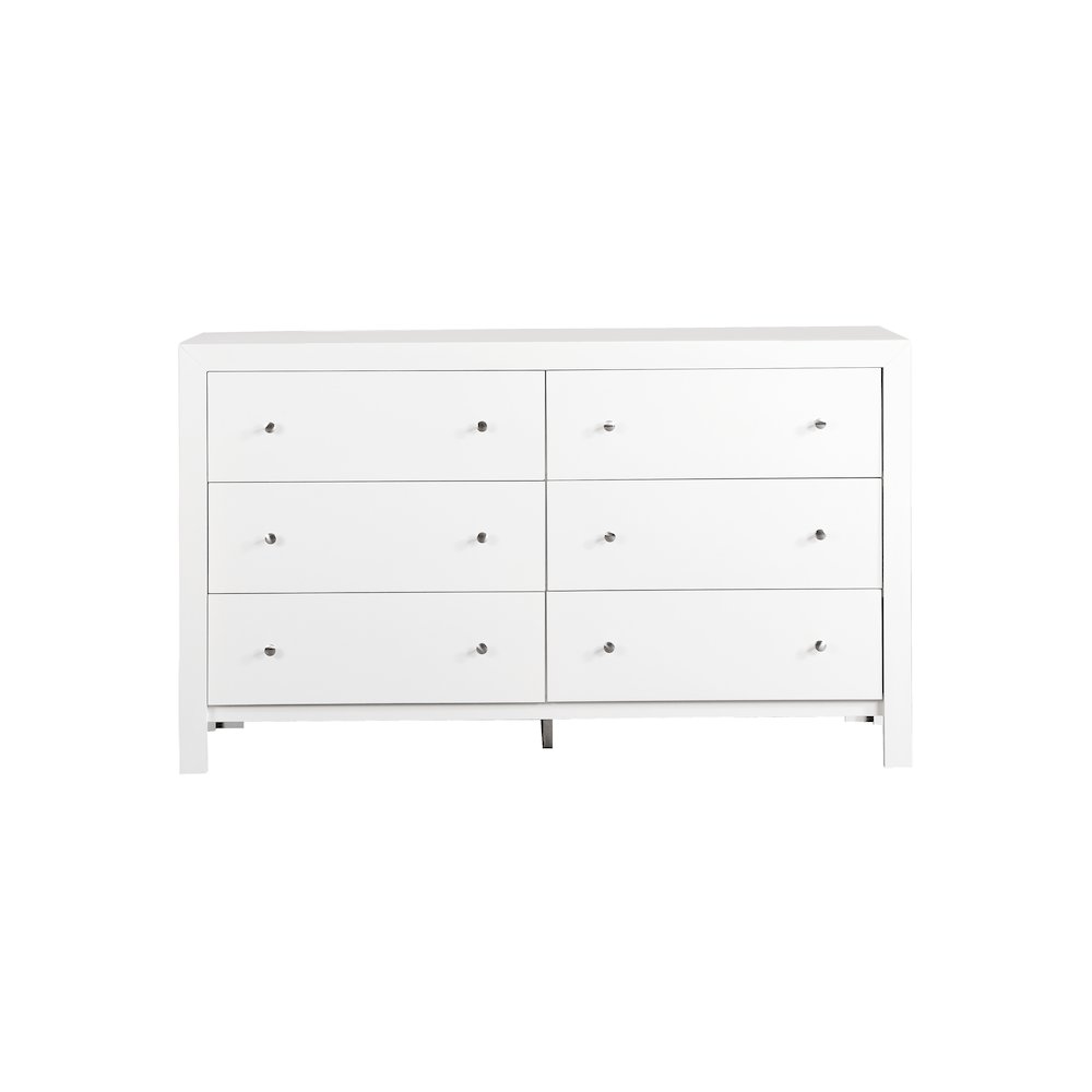 Glory Furniture Burlington Dresser in White Color. Picture 2