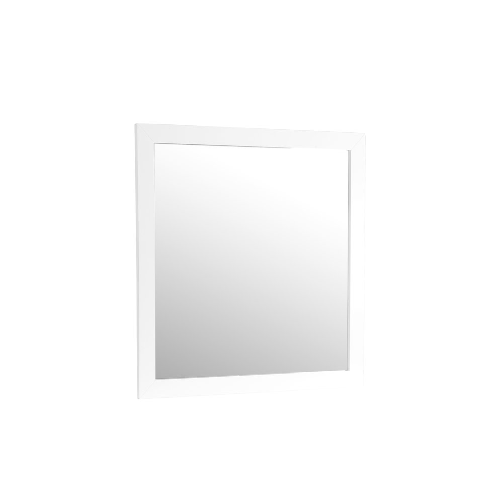 Glory Furniture Burlington Mirror in White Color. Picture 1