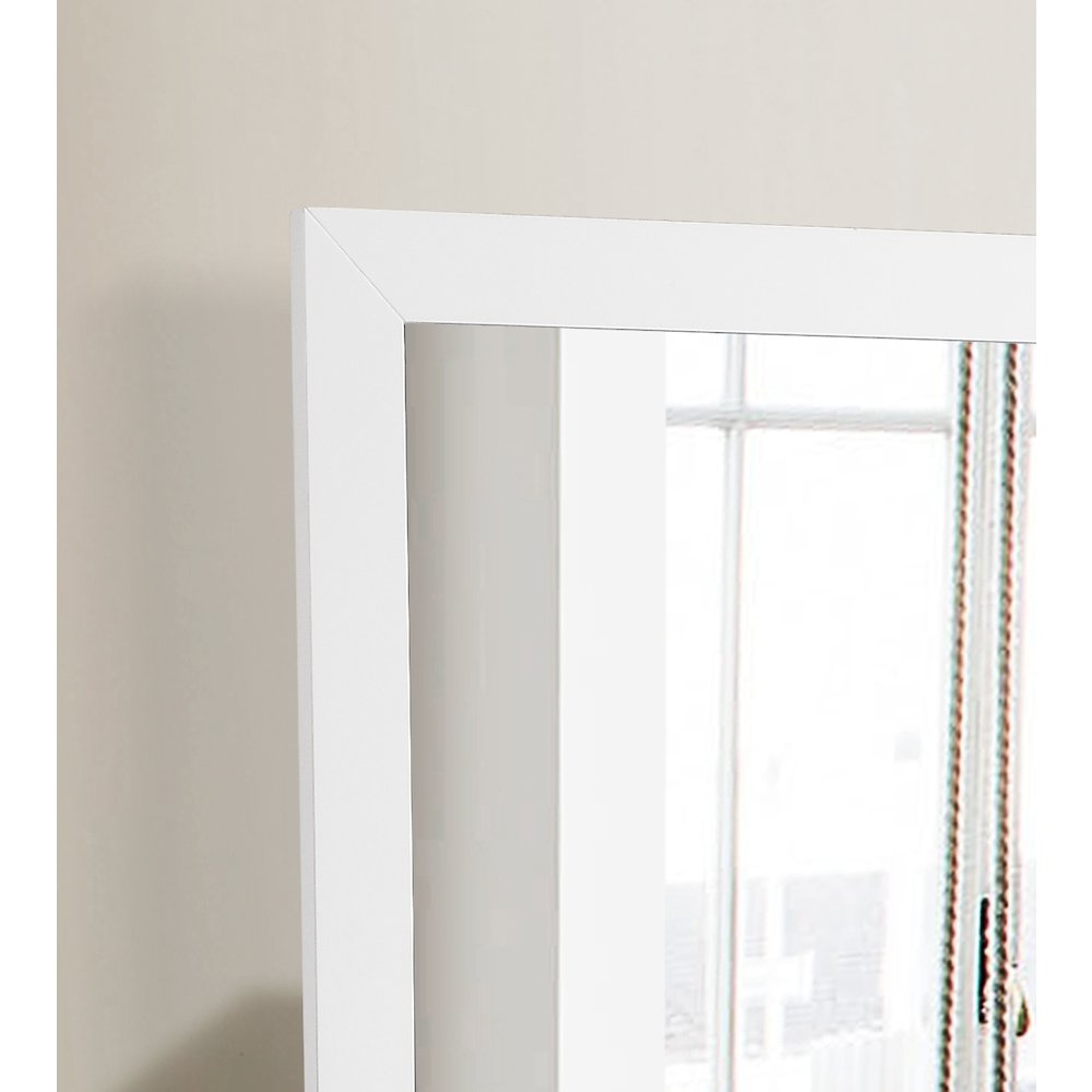 Glory Furniture Burlington Mirror in White Color. Picture 6