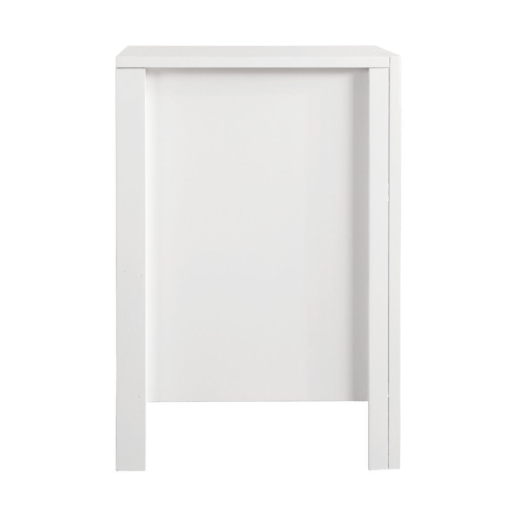 Glory Furniture Burlington Night Stand in White Color. Picture 5