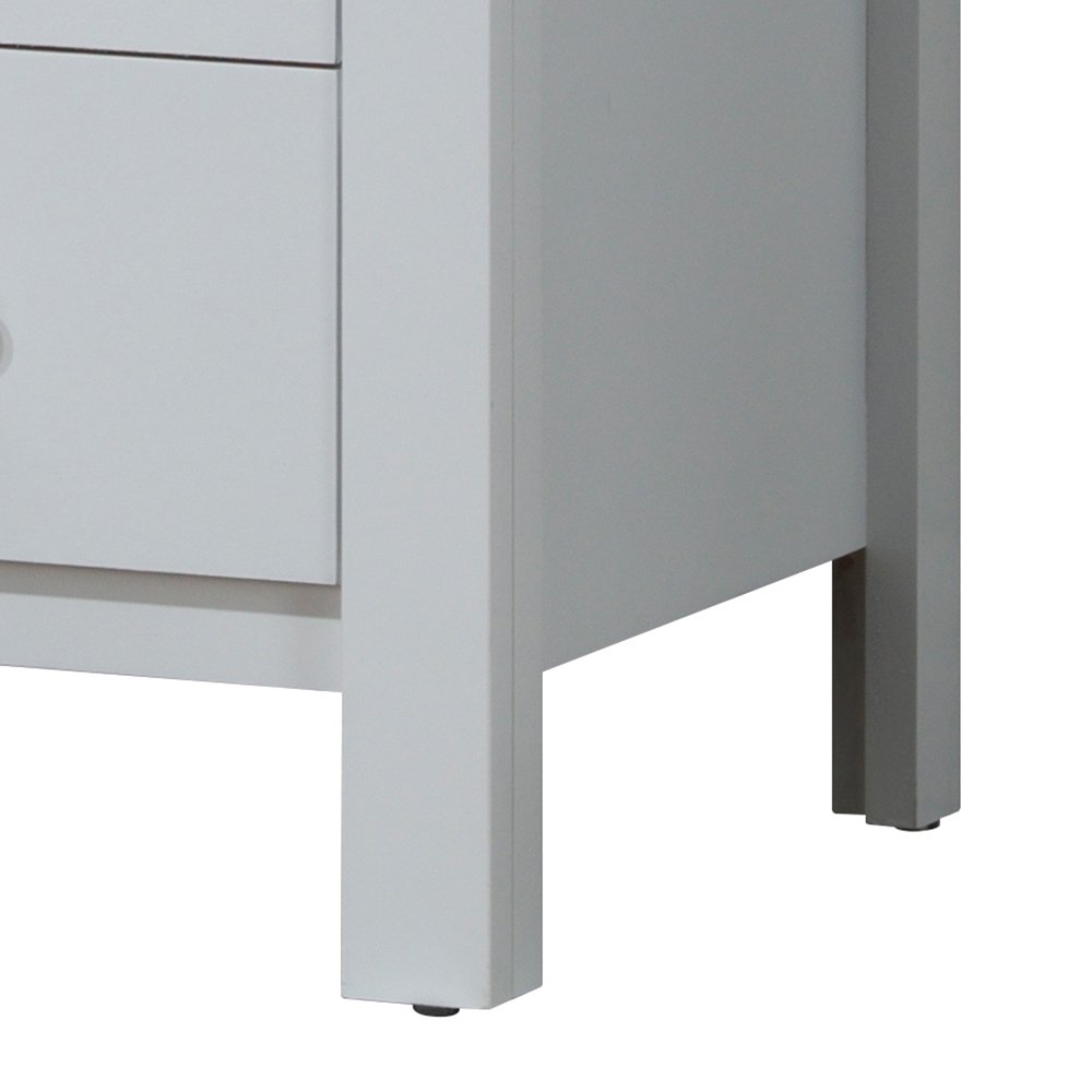 Glory Furniture Burlington Media Chest in White Color. Picture 3