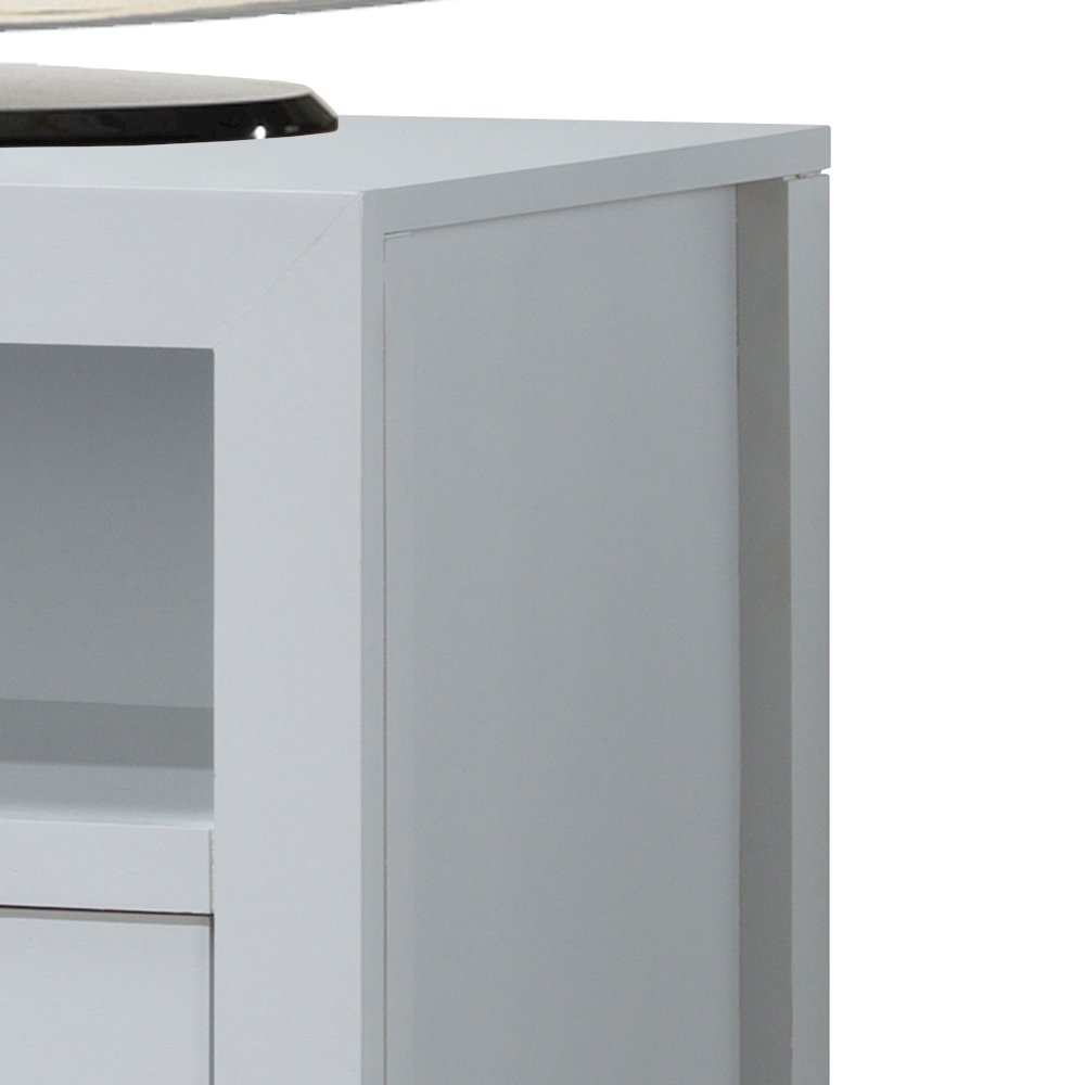 Glory Furniture Burlington Media Chest in White Color. Picture 5
