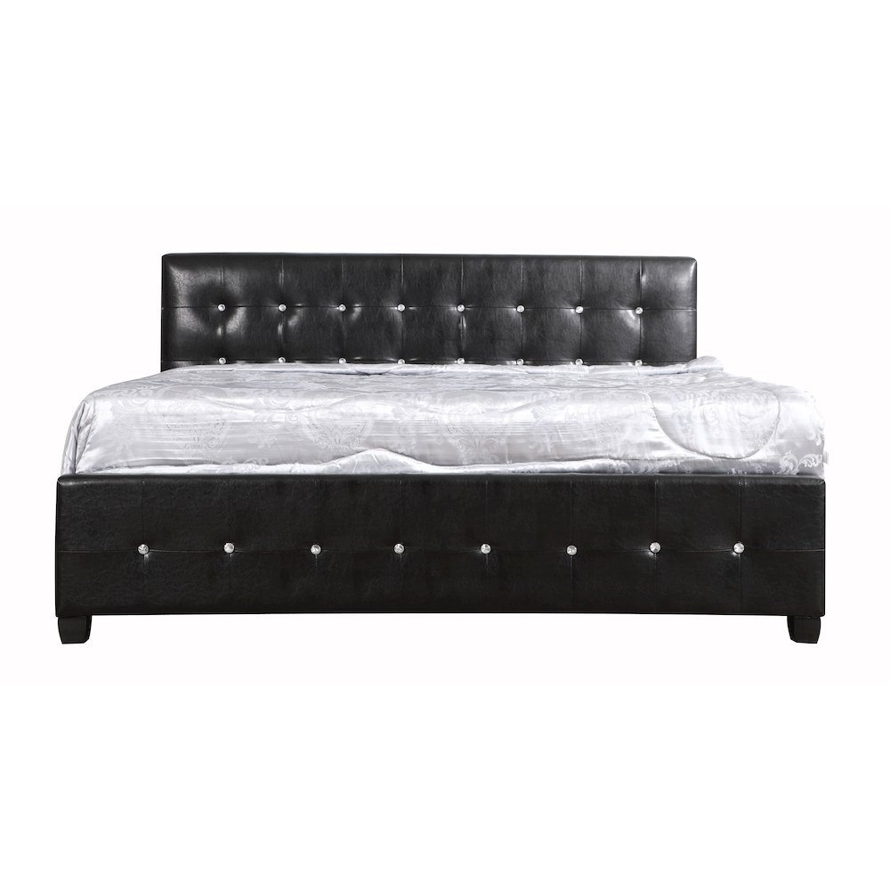 Glory Furniture Diamond King Bed in Black Color. Picture 2